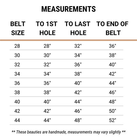 belt size conversion chart.